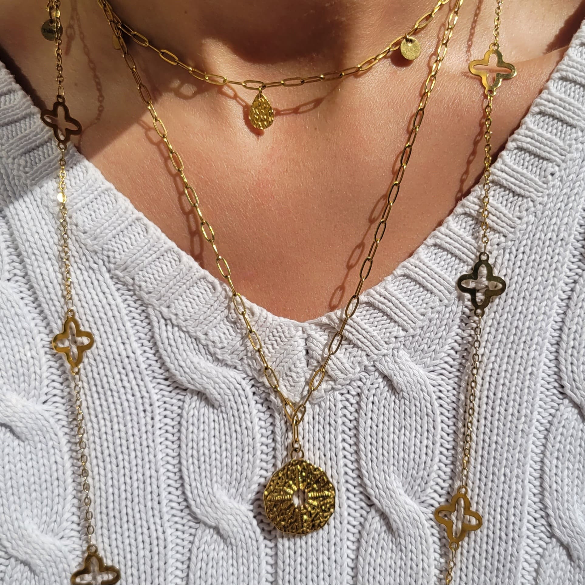 parures classiques en acier inoxydable