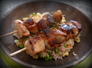 Brochette de poulet