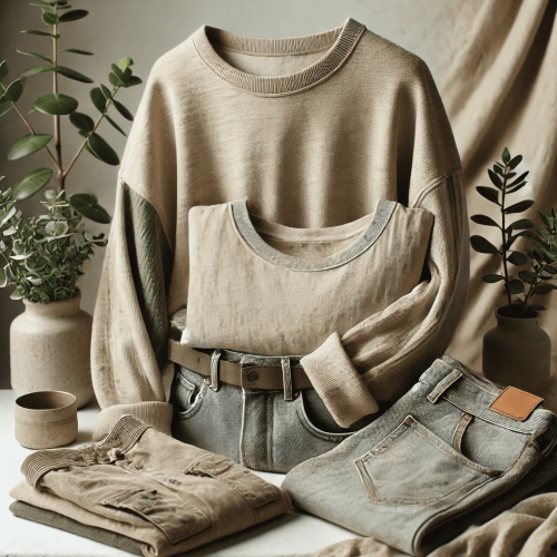 Vêtements en matériaux recyclés