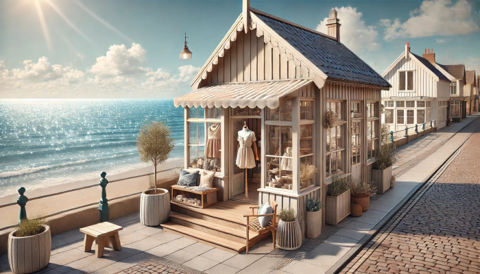 Boutique en bord de mer