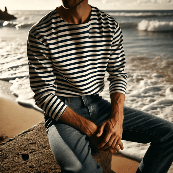 Homme avec une marinière