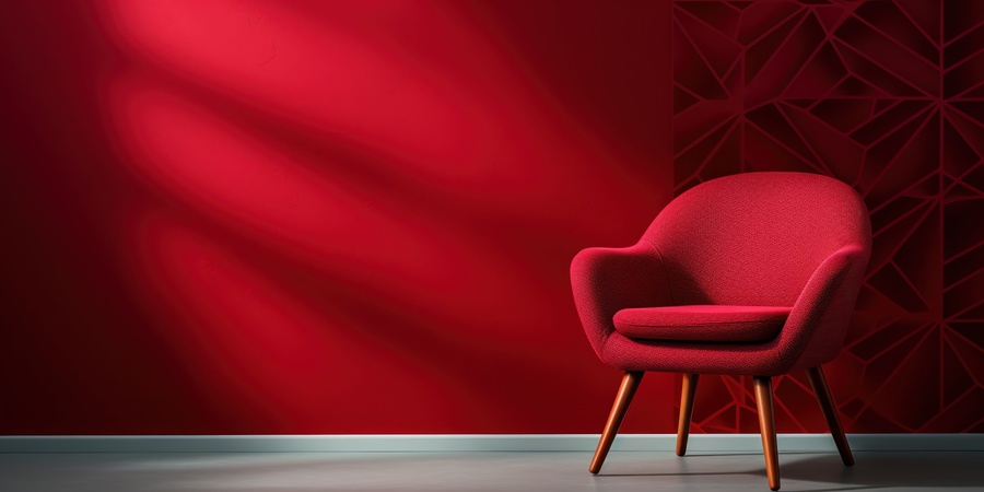 Chaise devant un mur