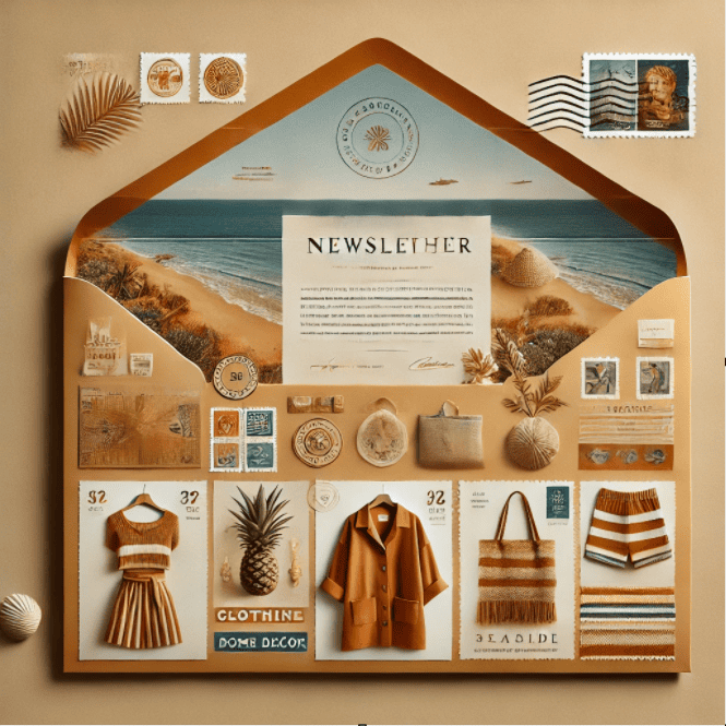 Enveloppe avec stickers