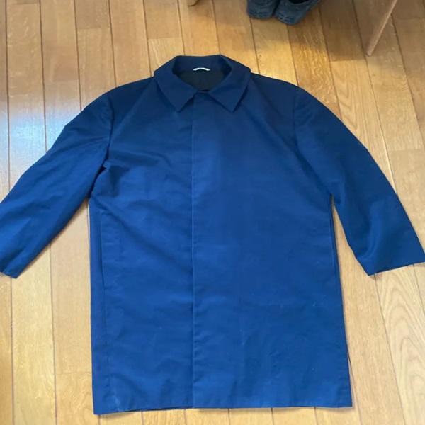 VESTE BLEU COTON