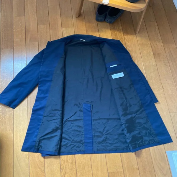VESTE BLEU COTON